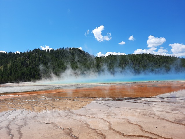Free Yellowstone Geyser photo and picture