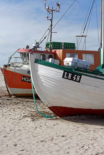 Rybářská Loď, Pláž, Písek, Severní Moře