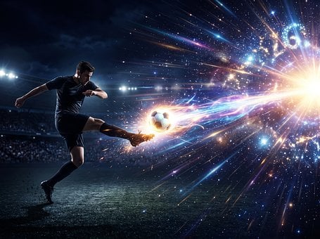 Fútbol, Chispa, Estadio, Magia, Jugador