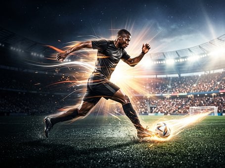 Fútbol, Cancha, Estadio, Balón, Jugador