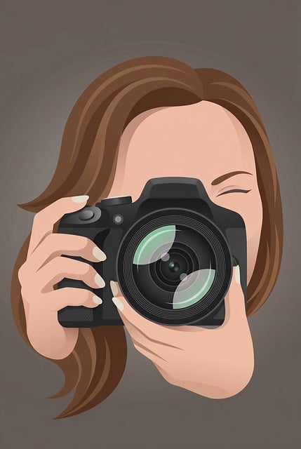 Free photography camera woman illustration