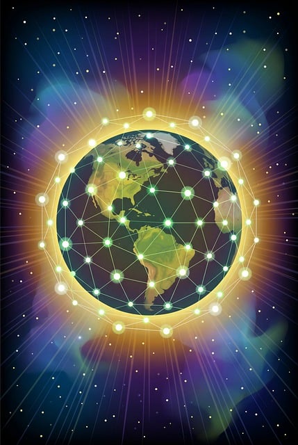 Planeet, Aarde, Netwerk, Wereldbol