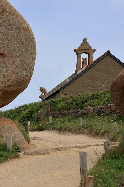 Iglesia, Bretaña, Naturaleza, Piedra