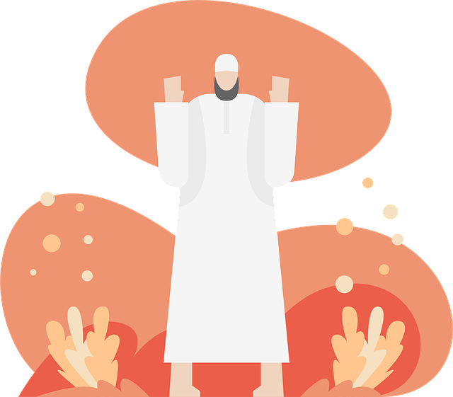 Free Muslim Prayer vector and picture