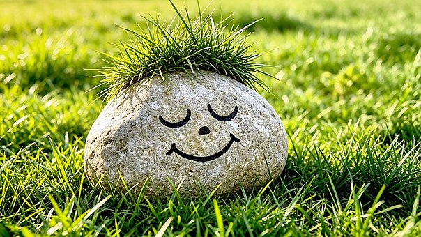 Free Stone Smile illustration and picture