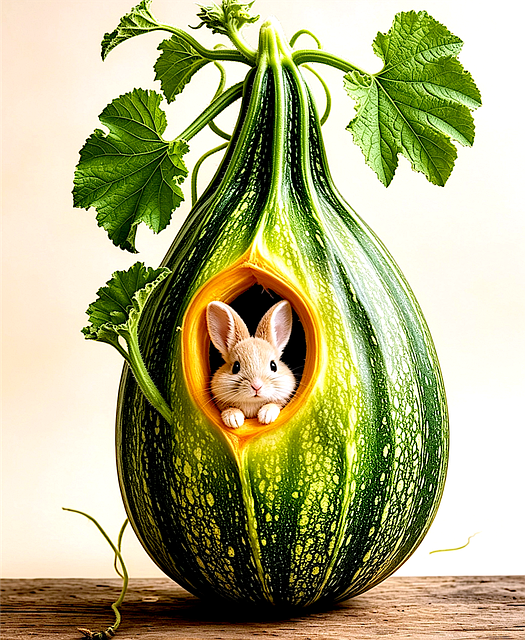 Free Pumpkin Rabbit illustration and picture