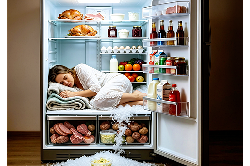 Free Woman Sleep illustration and picture