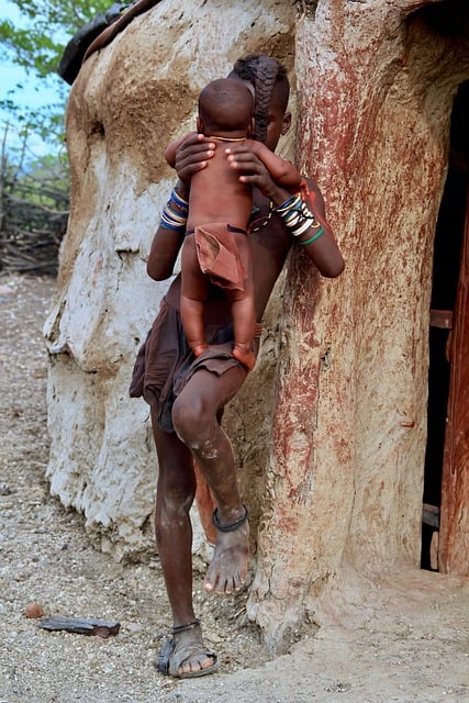 Himba, Namibia, Afrika, Indigen, Hütte