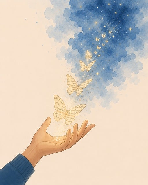 Free butterfly hand watercolor vector