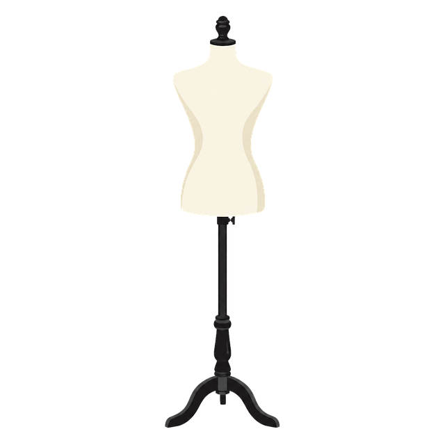 Free dress form adjustable stand tripod base vector