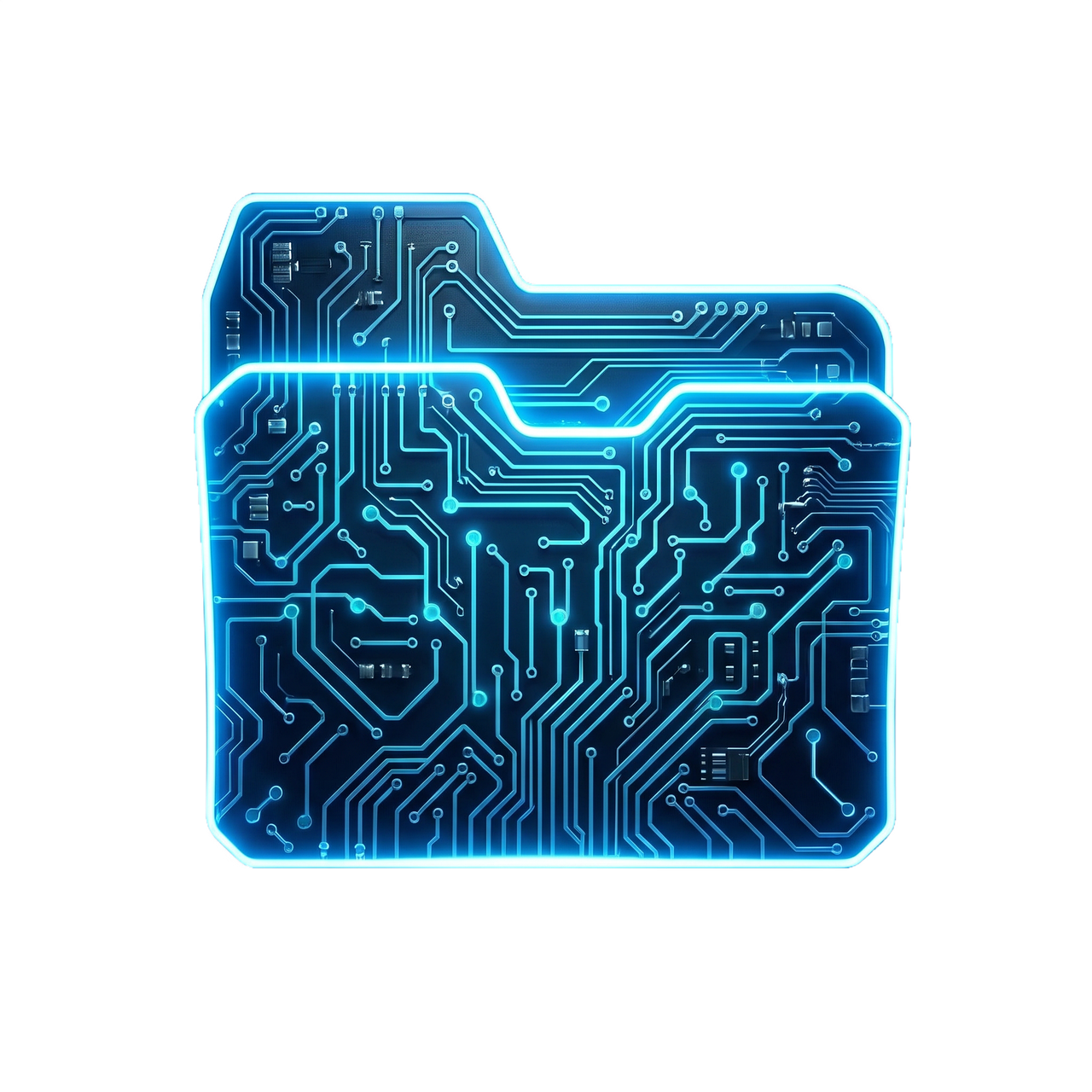 Download free HD stock image of Folder Circuit Free folder circuit technology illustration