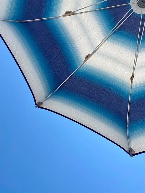 Free Parasol Blue photo and picture