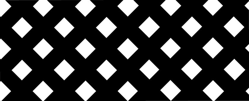Diamante, Alb-Negru, Simetrie