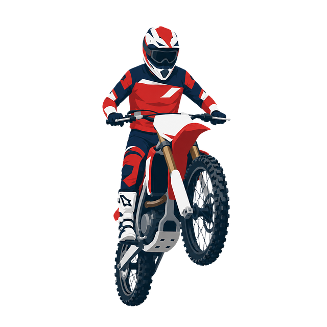Motocross, Jinete, Bici De La Suciedad
