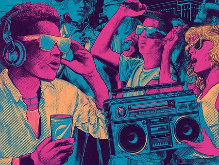 Free Retro Pop Culture Psychedelic Art illustration and picture