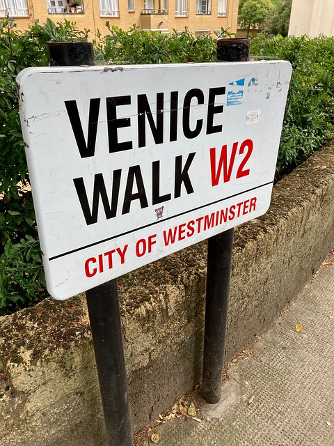 Free Street Sign Venice Walk photo and picture