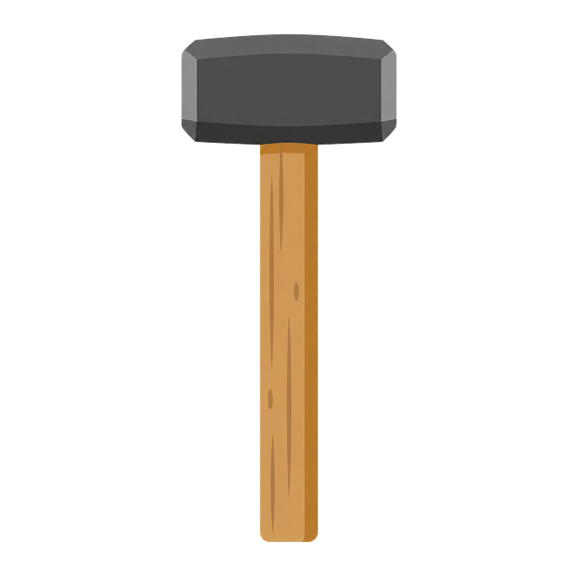 Free sledgehammer hammer hand tool vector