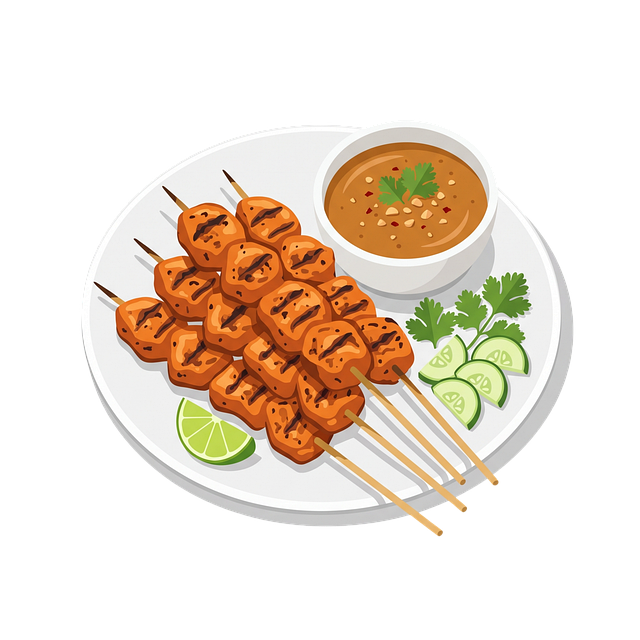 Pollo, Satay, Brocheta