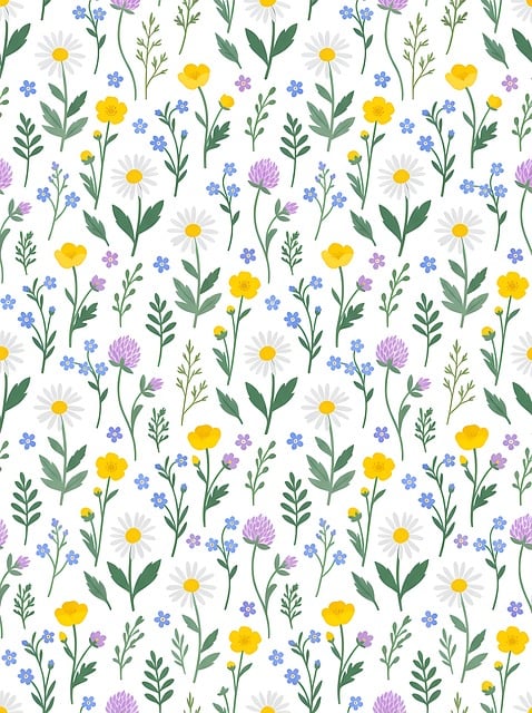 Mønster, Blomster, Natur, Dekoration