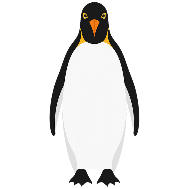 Free emperor penguin antarctic bird polar animal vector