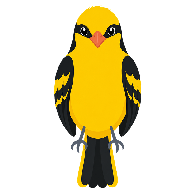 Free Golden Oriole Yellow Bird vector and picture