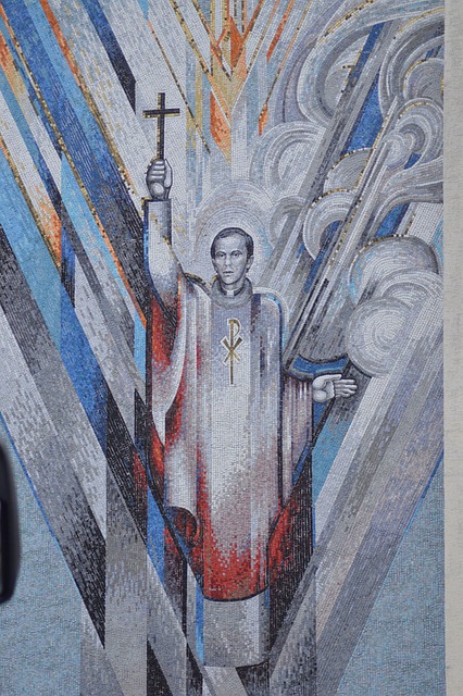 Fresco, Cruz, Padre, Santo, Mártir