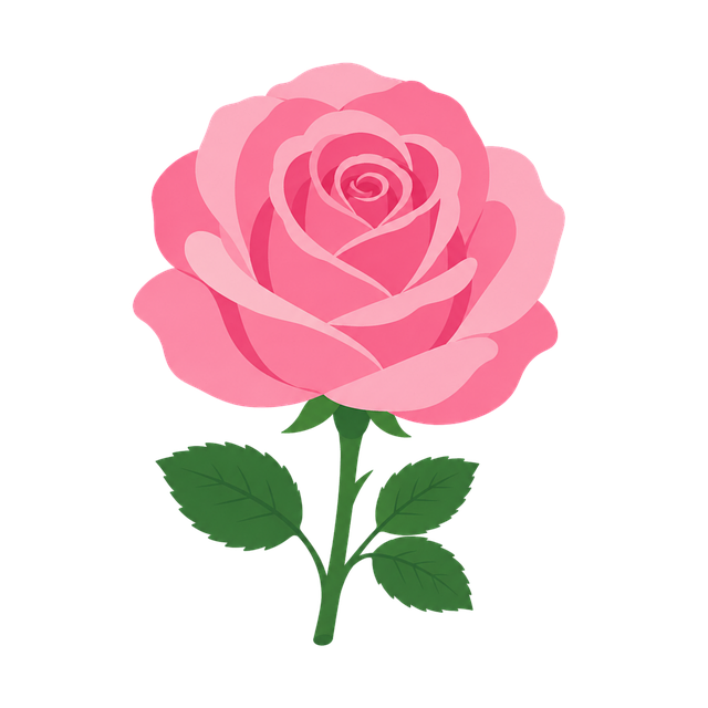 Free pink rose flower petals vector