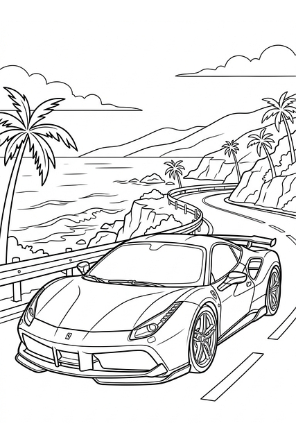 Free Supercar Car illustration and picture