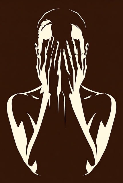 Free silhouette art emotional illustration