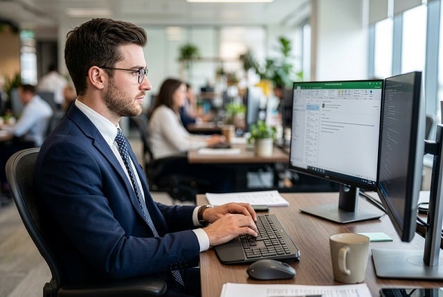 Free Man Office photo and picture