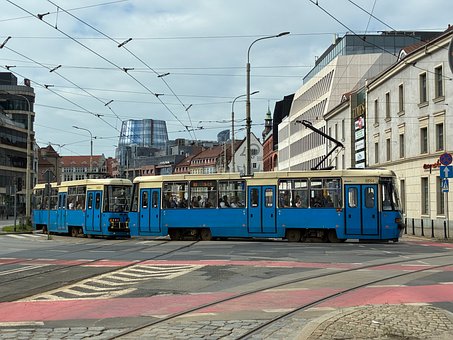 Tram, Stad, Vervoer, Historisch