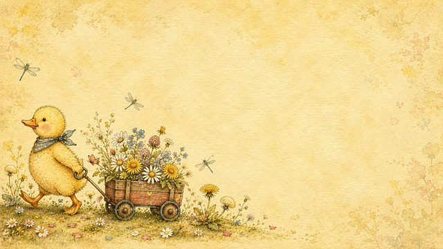 Free whimsical storybook watercolor illustration