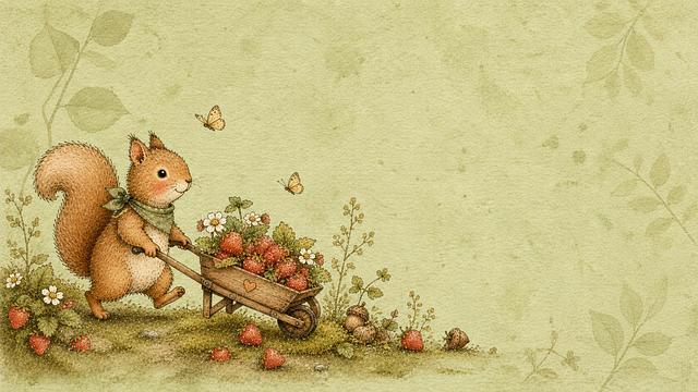 Free whimsical storybook watercolor illustration