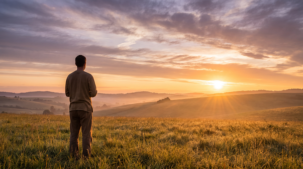 Free Serene Sunset illustration and picture