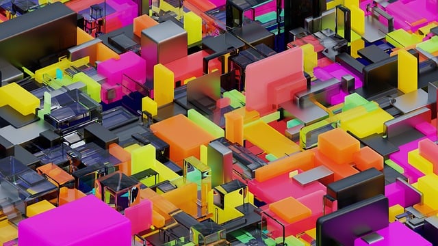 Free abstract geometry design illustration