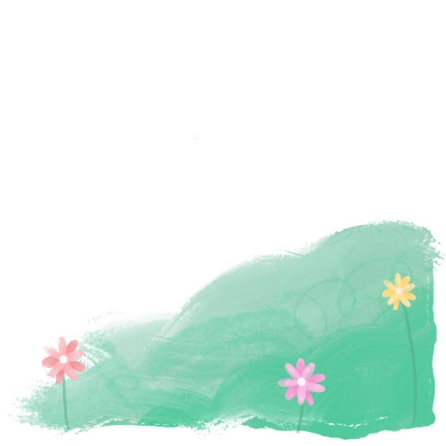 Flor, Dibujo, Bloom, Campo, Colina