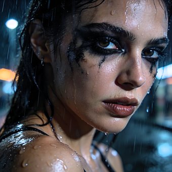 Free Makeup Rain illustration and picture