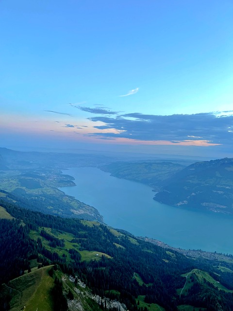 Schweiz, Natur, See, Berge, Aussicht