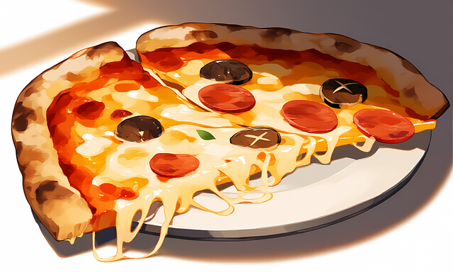 Free Pizza Pepperoni illustration and picture