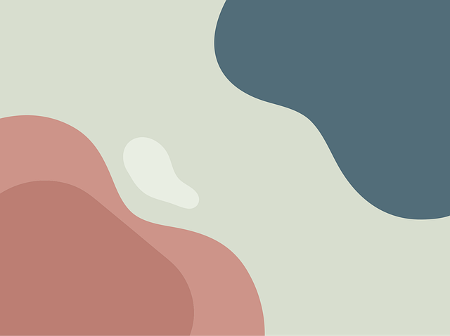 Free abstract beautiful wallpaper organic shape vector