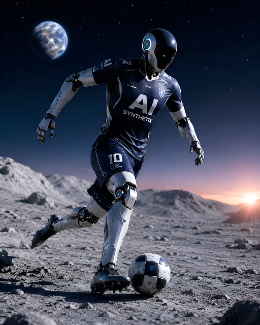 Robot, Rumfodbold, Måne, Fodbold