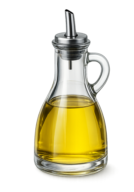 Free olive oil carafe table illustration