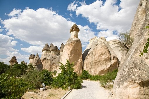 Capadocia, Turquía, Göreme, Naturaleza