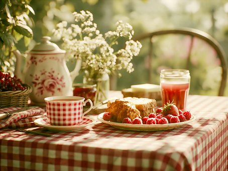 Café Da Manhã, Comida, Xícara De Café