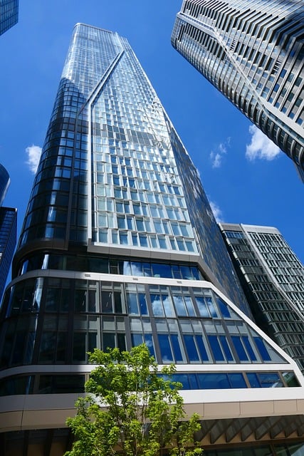 Skyskraber, Arkitektur, By, Moderne