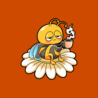 Free Bee Cartoon photo and picture
