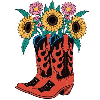 Free Boots Cowboy illustration and picture