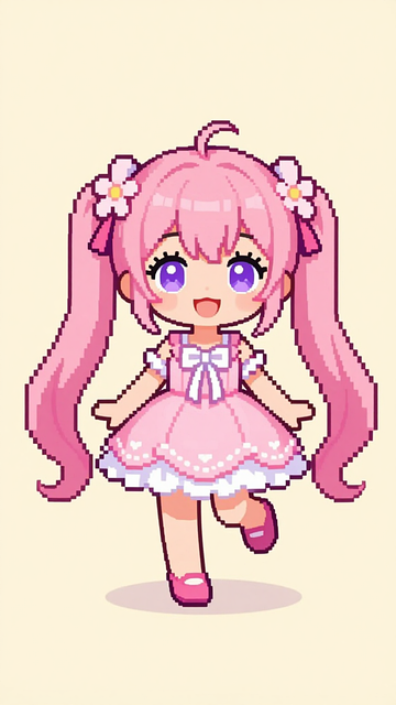 Free Anime Girl illustration and picture