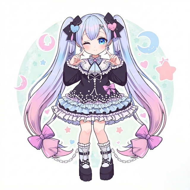 Free Anime Girl illustration and picture