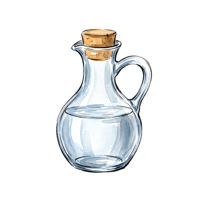 Free carafe glass vessel cork stopper illustration